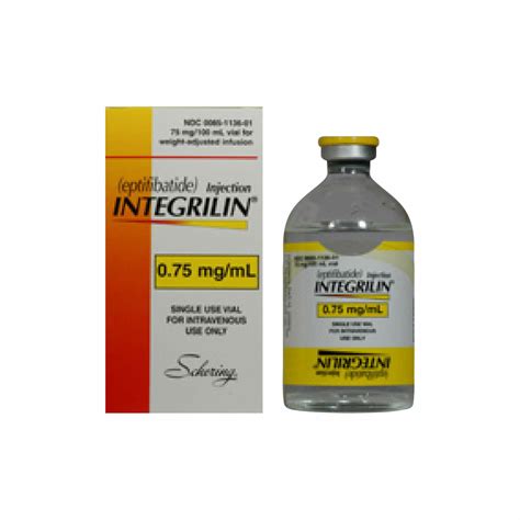 سعر دواء integrilin 0.75mg/ml soln. for i.v. inf. 100 ml