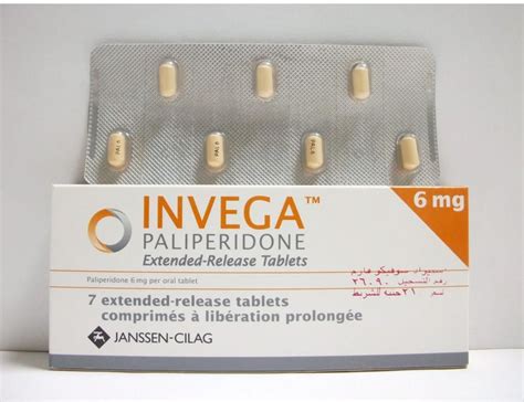 سعر دواء invega 6mg 7 extended release tabs.