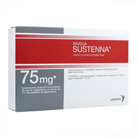 invega sustenna 75 mg / 0.75 ml i.m. prefilled syringe