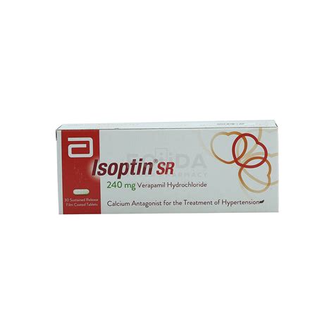 سعر دواء isoptin retard 240mg 30 f.c.tab.
