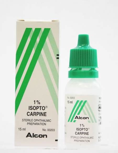 سعر دواء isopto carpine 1% eye drops 15 ml