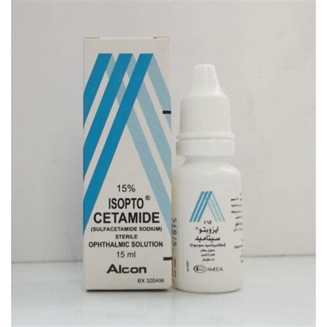 سعر دواء isopto cetamide 150mg/ml eye drops 15 ml