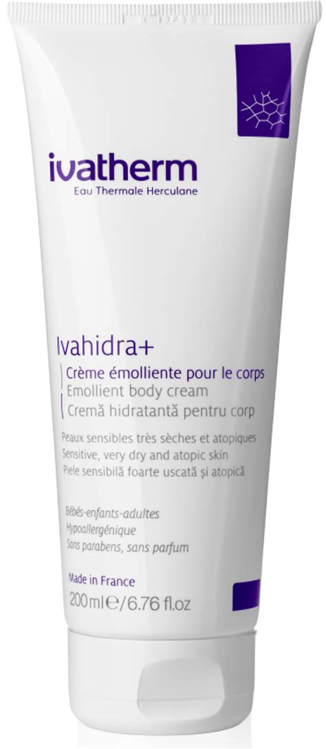 ivatherm ivahidra+ emollient body cream 200 ml