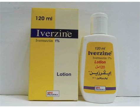 سعر دواء iverzine 1% lotion 120ml