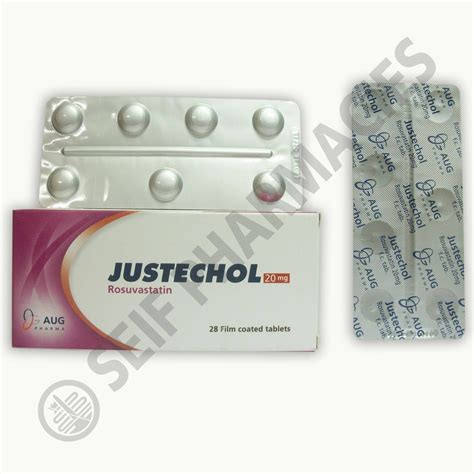 سعر دواء justechol 20 mg 14 f.c. tabs.