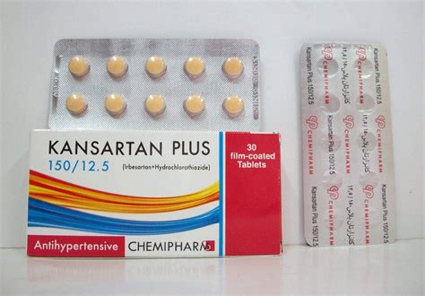 سعر دواء kansartan plus 150/12.5mg 30 f.c. tabs.