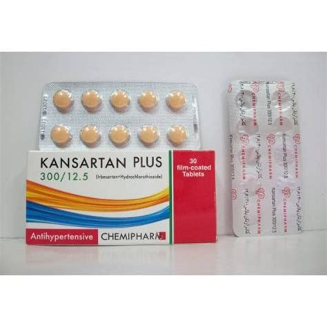 سعر دواء kansartan plus 300/12.5mg 30 f.c. tabs.
