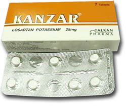 kanzar 25mg 7 f.c.tab.