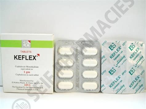 سعر دواء keflex 1 gm 16 tabs.