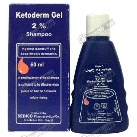 ketoderm 2% gel shampoo 60 gm