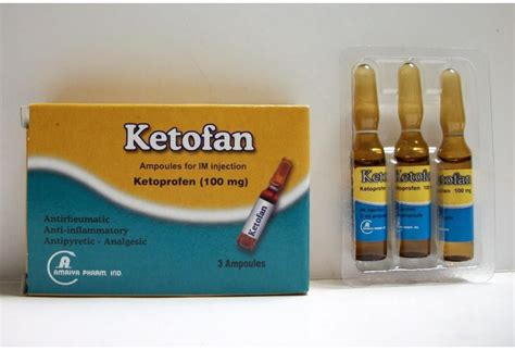 ketofan 100mg/2ml i.m. 3 amp.