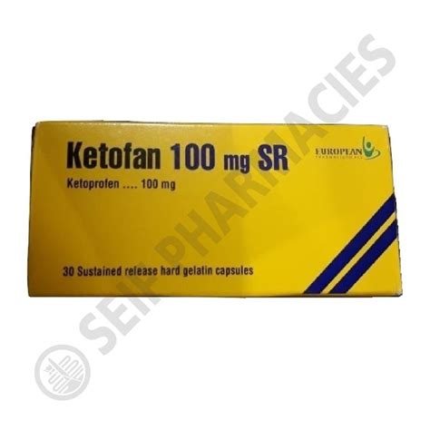 ketofan 100mg sr 30 caps.