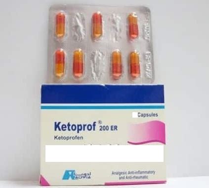 سعر دواء ketoprof 200mg 14 e.r. caps.