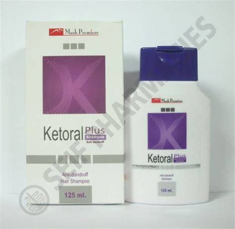 ketoral plus hair shampoo 125ml