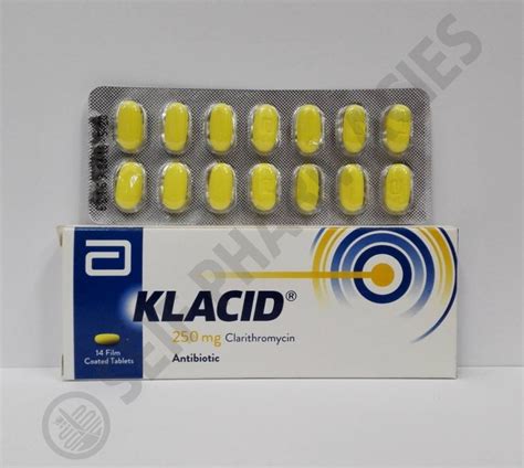 سعر دواء klacid 250 mg 14 f.c. tablets