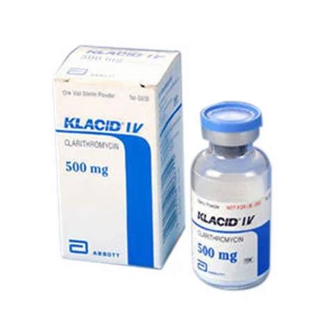 سعر دواء klacid 500mg vial