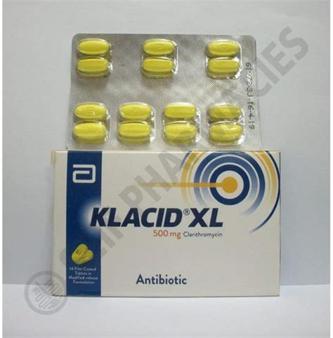 سعر دواء klacid xl 500mg 14 f.c. tas.