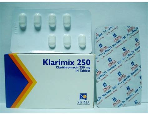 klarimix 250 mg 14 tab.