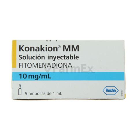 konakion mm 10 mg/ml 5 amp. i.v./oral