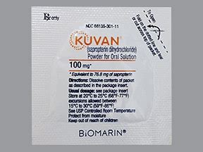 kuvan 100 mg pwd for oral susp. 30 sachets