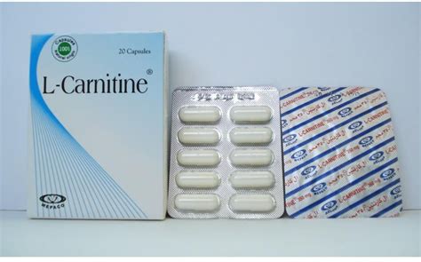 سعر دواء l-carnitine 350 mg 20 caps.