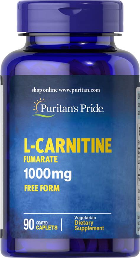 l-carnitine fumarate 1000 mg 90 caplets (illegal import)