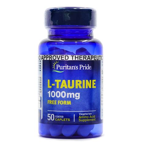 l-taurine 1000 mg 50 caplets (illegal import)