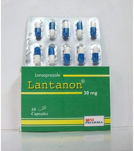 سعر دواء lantanon 30mg 10 caps.