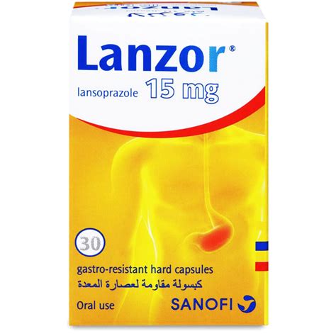 سعر دواء lanzor 15mg cap.