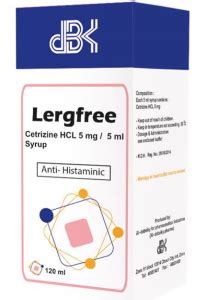 سعر دواء lergfree 5mg/5ml syrup 120ml