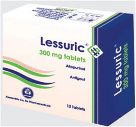 سعر دواء lessuric 300mg 12 tab.