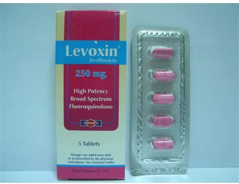 ليفوكسين 250 مجم 5 اقراص