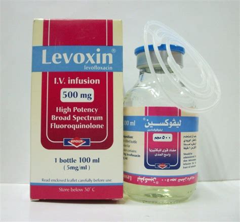 سعر دواء ليفوكسين 500مجم فيال 100 مل