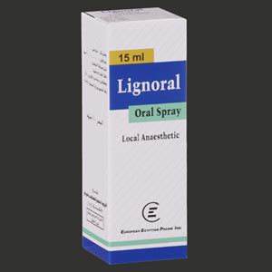 سعر دواء lignoral 10% oral spray 15 ml