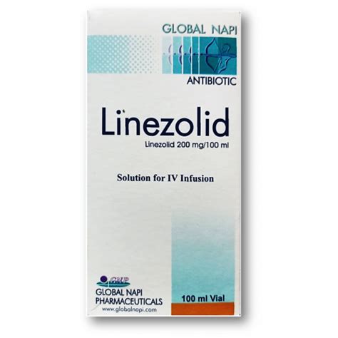 linezolid 200mg/100ml i.v. vial
