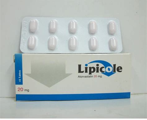 سعر دواء lipicole 20mg 10 f.c.tab.