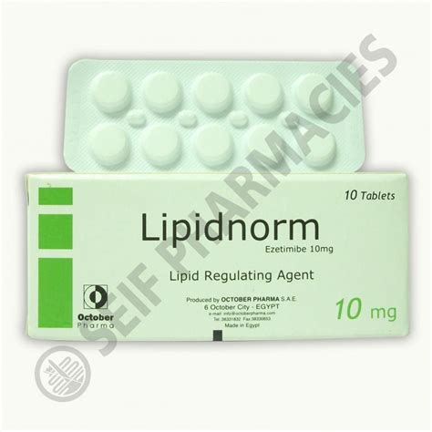 سعر دواء lipidnorm co 10/10mg 10 f.c. tabs.