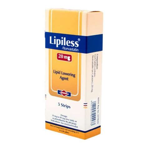سعر دواء lipiless 20mg 21 f.c.tab.