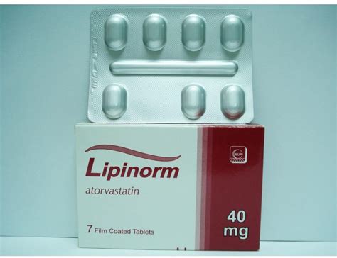 سعر دواء lipinorm 40 mg 7 f.c.tab.