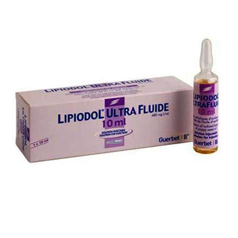 lipiodol ultra fluid 480mg i/ml amp. 10 ml