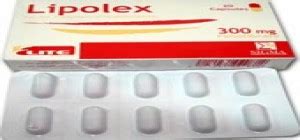 سعر دواء lipolex 300mg 20 caps.