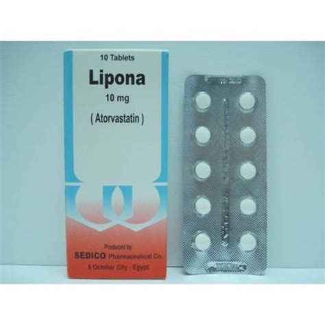 سعر دواء lipona 10mg 10 tab.