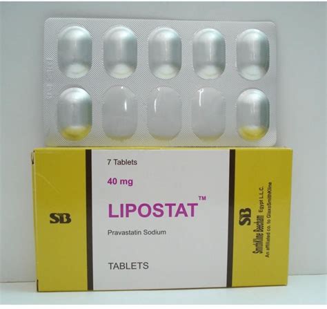 سعر دواء lipostat 40mg 7 tab.