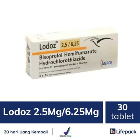 lodoz 2.5/6.25 mg 30 f.c. tabs.