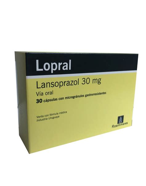 سعر دواء lopral 30mg 5 caps.