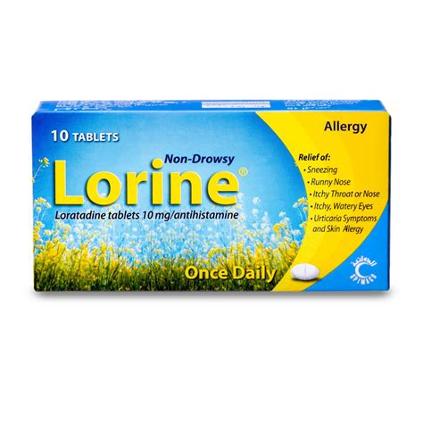 سعر دواء lorine 10mg 10 tab.