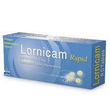 lornicam 8mg rapid 10 disintegrating tab.