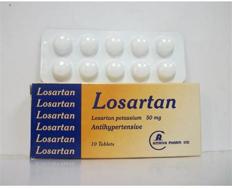 لوسارتان 50 مجم 10 قرص