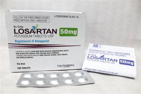 سعر دواء losartan 50mg 14 tab.