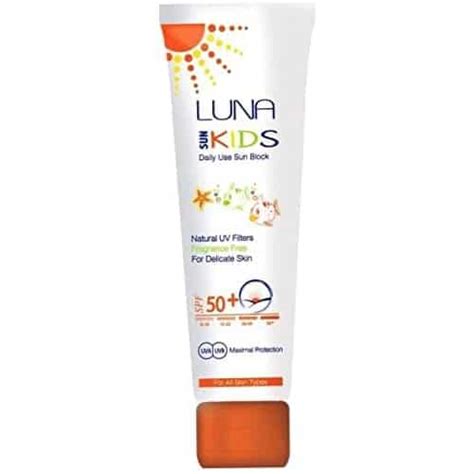 luna sun block 36+ spf cream kids 55ml